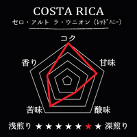 COSTA RICA-Cerro Alto La Union/ コスタリカ セロ・アルト ラ・ウニオン（ﾚｯﾄﾞﾊﾆｰ）
