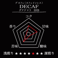 DECAF-GUATEMALA SHB /デカフェ グアテマラ　カフェインレス ウォータープロセス
