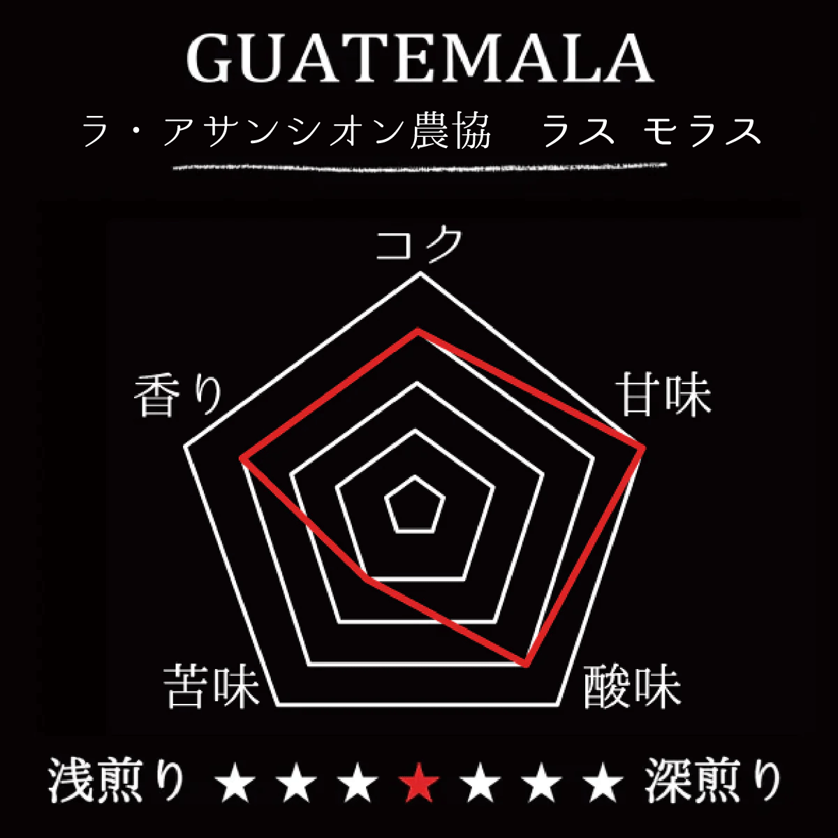 GUATEMALA-LA ASANCION AGRICULTURAL COOPERATIVE　LAS MORAS/グアテマラ・ラ・アサンシオン農協　ラス・モラス